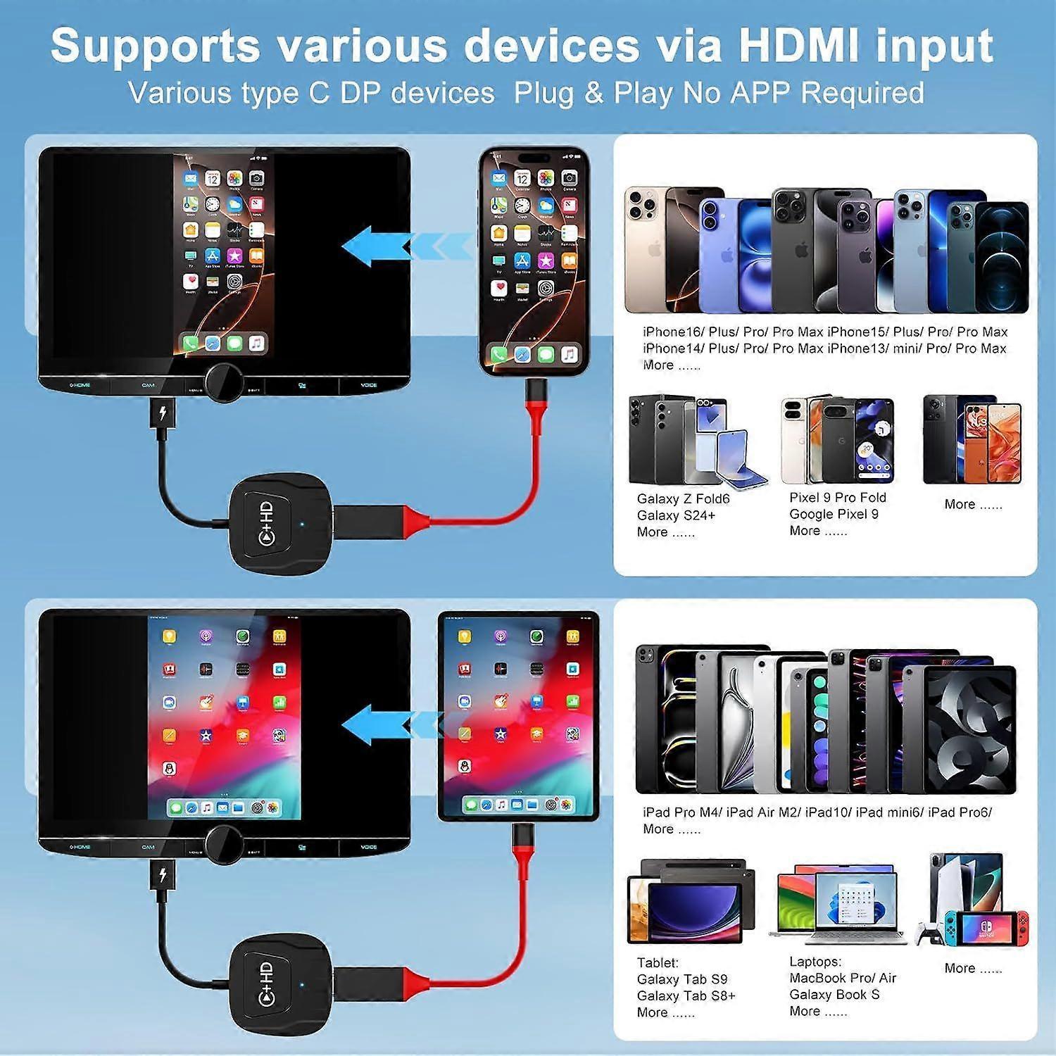 Wireless CarPlay Adapter for iphone, Plug & Play CarPlay Dongle - Image 3