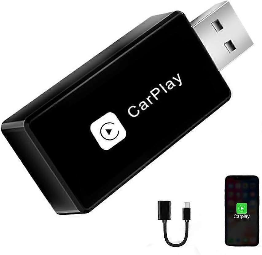 Wireless CarPlay Adapter, Converts Wired to Wireless for iPhone - Image 1