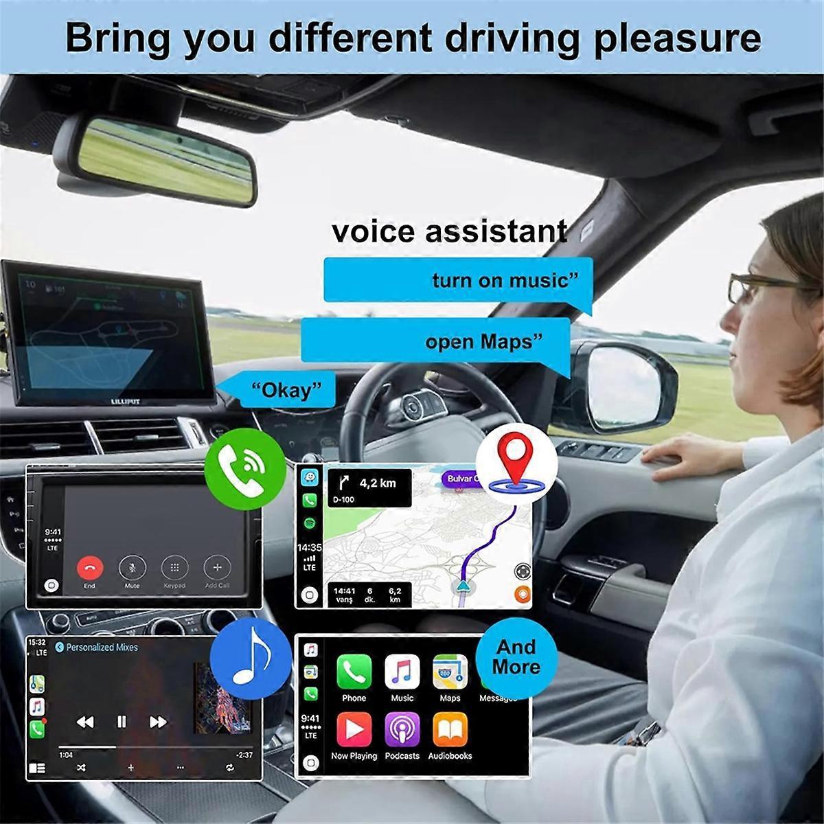 Wireless CarPlay Adapter, Convert Wired CarPlay to Wireless Dongle - Image 4