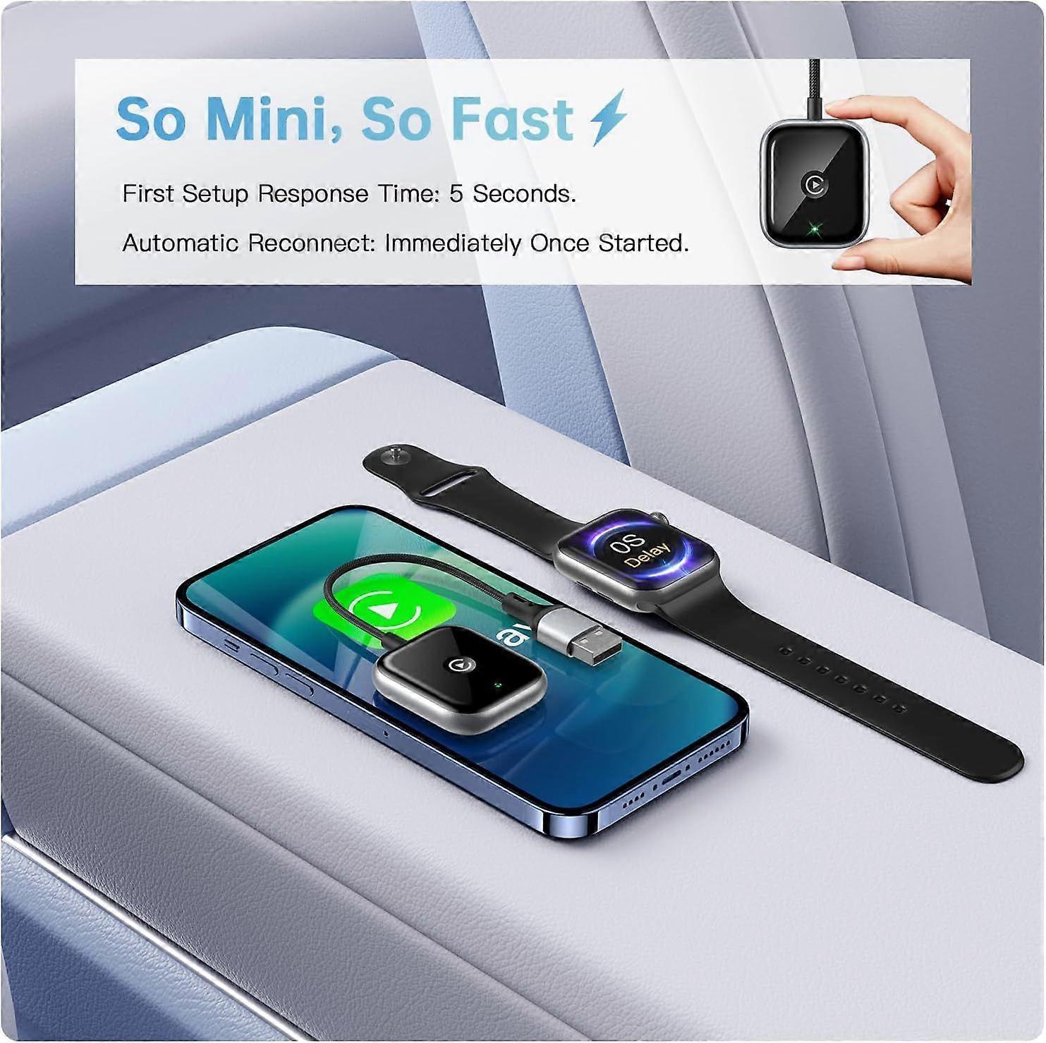 Wireless CarPlay Adapter for Apple CarPlay, Easy Wired to Wireless Upgrade - Image 5