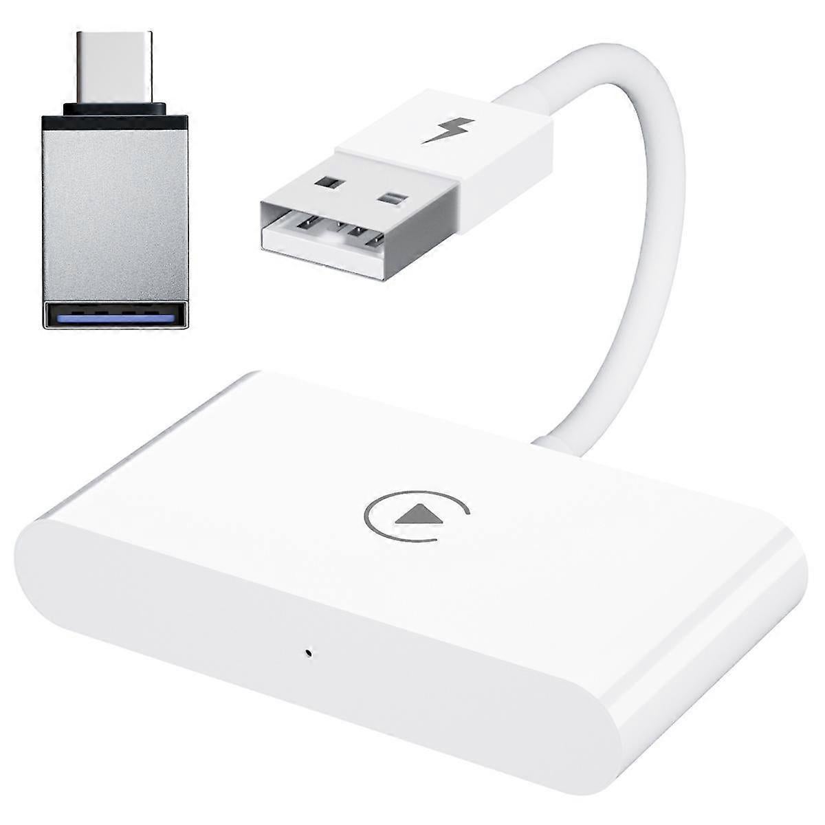 CarPlay Wireless Adapter, Wired to Wireless Dongle with WiFi Online Update - Image 1