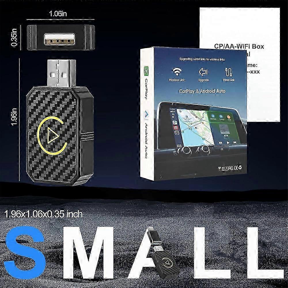 Android Auto & Apple CarPlay Wireless Adapter, Convert Wired to Wireless - Image 2