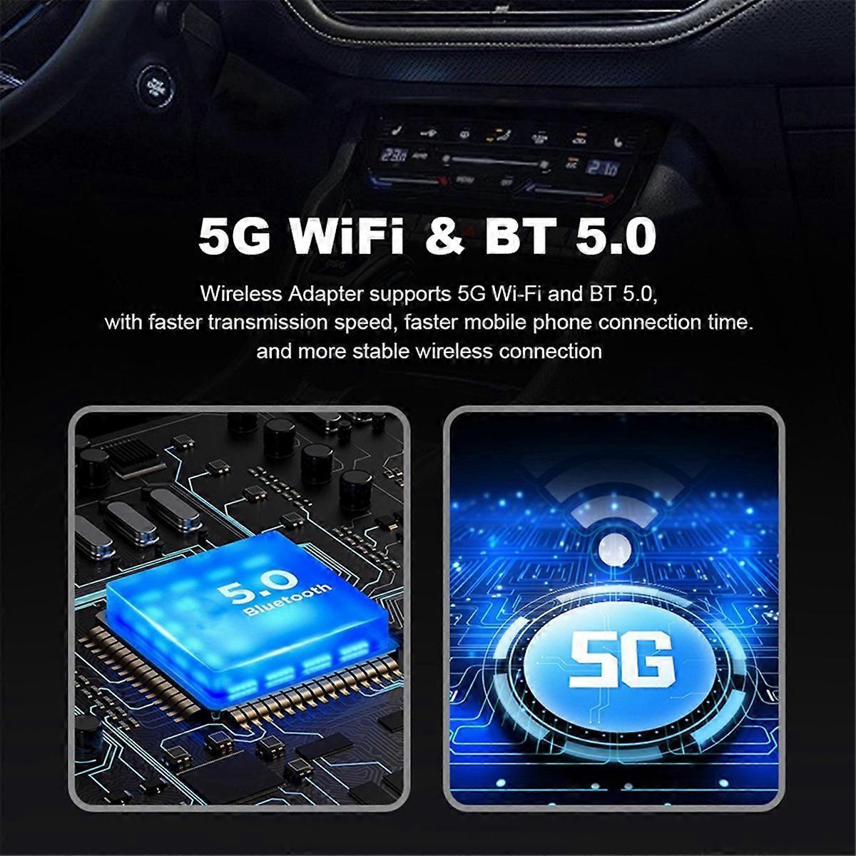 CarPlay Adapter for Android Auto, Wired to Wireless Dongle - Image 2