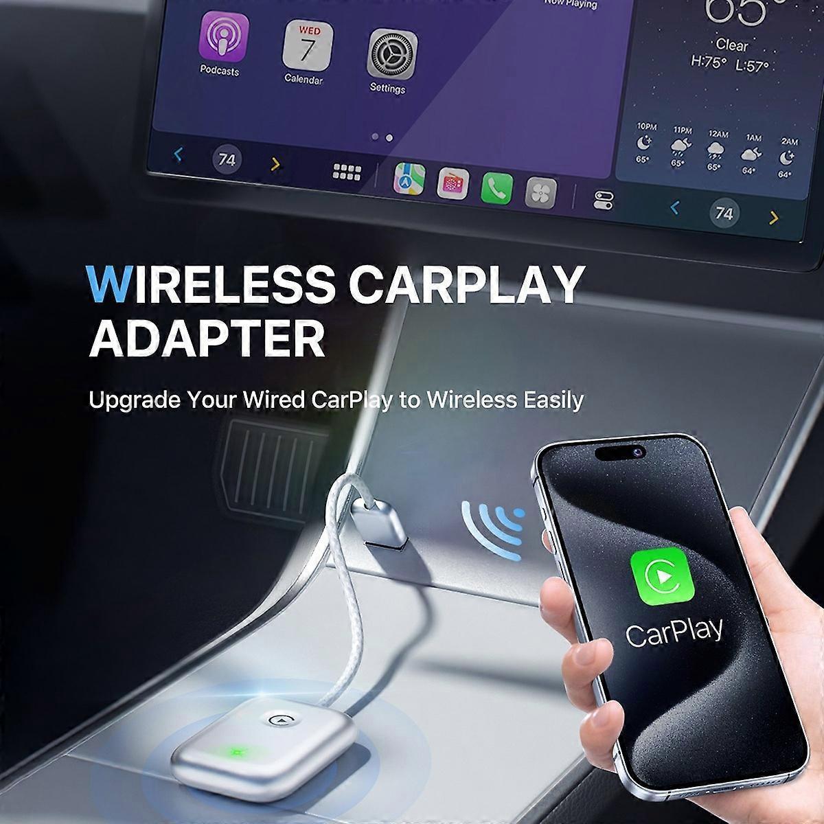 USB Wireless CarPlay Adapter, Plug & Play Dongle - Image 2