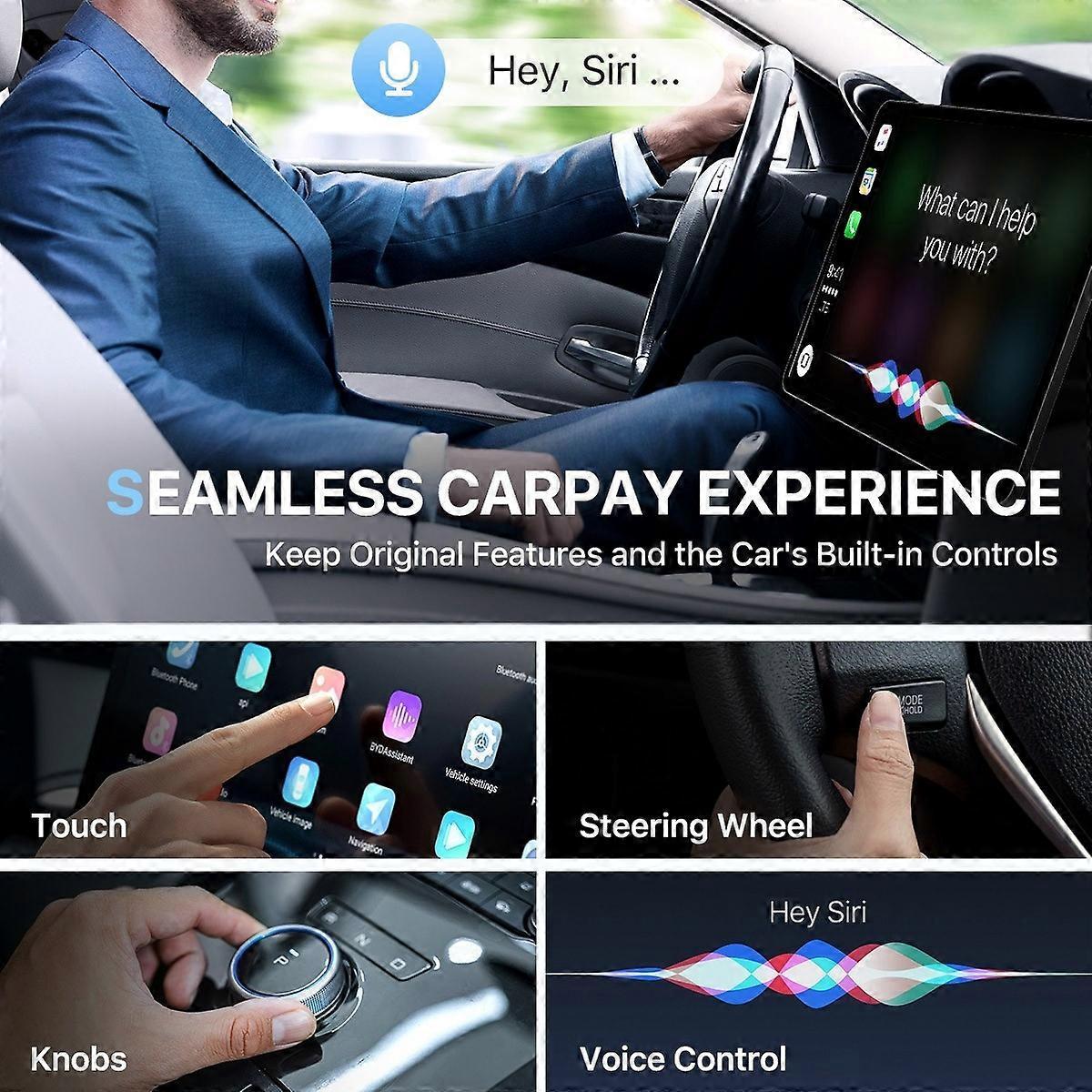 USB Wireless CarPlay Adapter, Plug & Play Dongle - Image 4