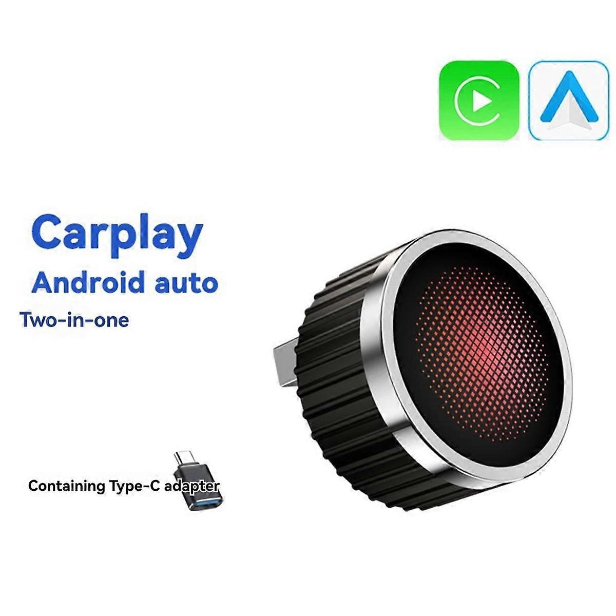 2-in-1 Wireless CarPlay Adapter USB Dongle for CarPlay & Android Auto - Image 2