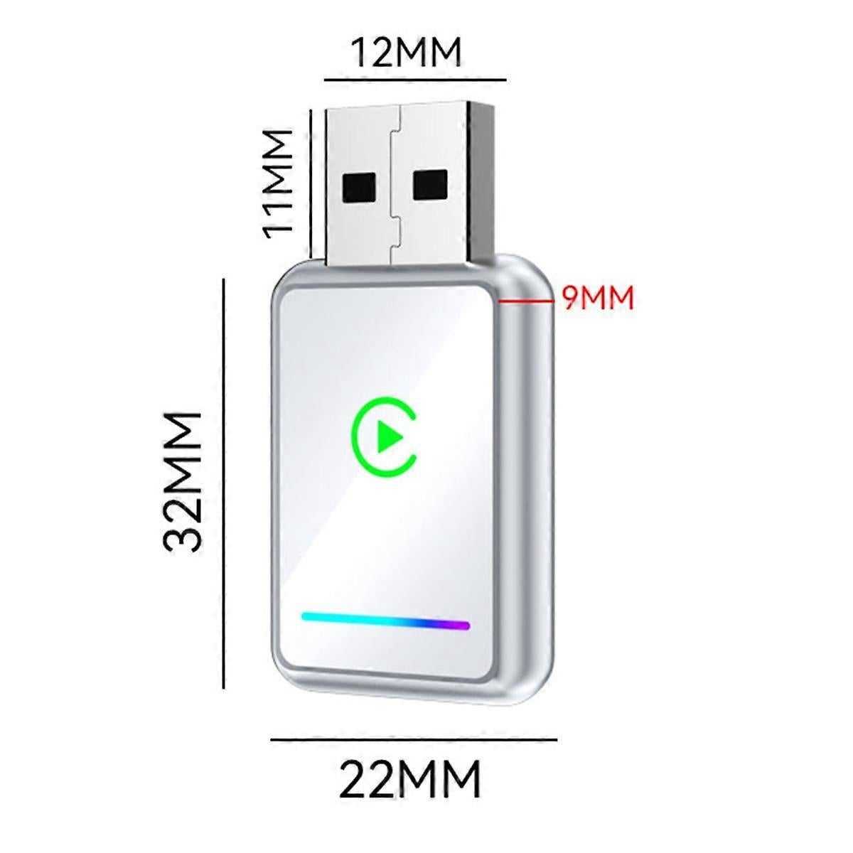 2-in-1 Wireless CarPlay Adapter USB Dongle for CarPlay & Android Auto - Image 3
