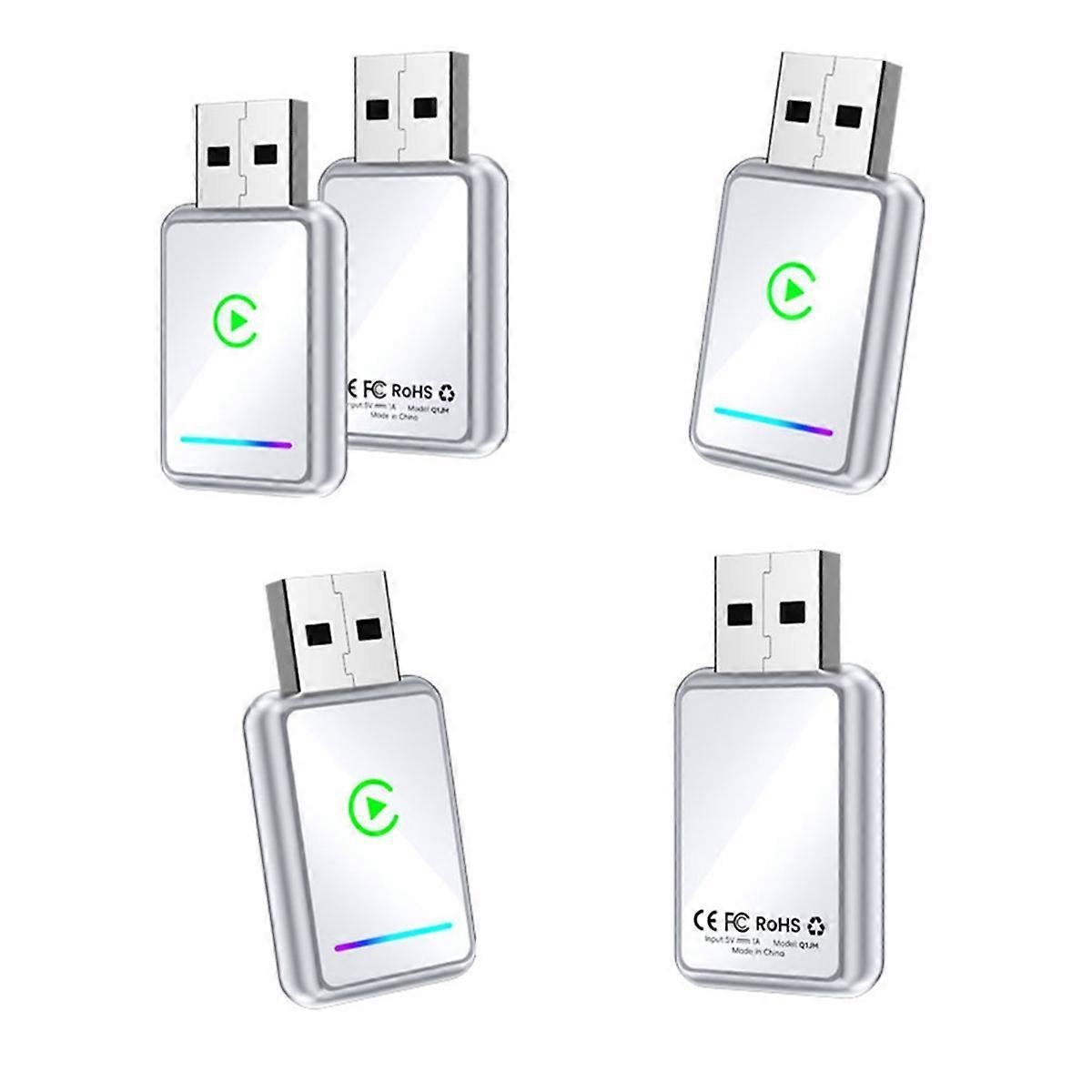 2-in-1 Wireless CarPlay Adapter USB Dongle for CarPlay & Android Auto - Image 4