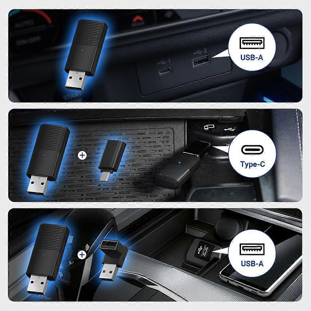 Mini Wireless CarPlay Adapter, Wired to Wireless Dongle for iPhone - Image 5