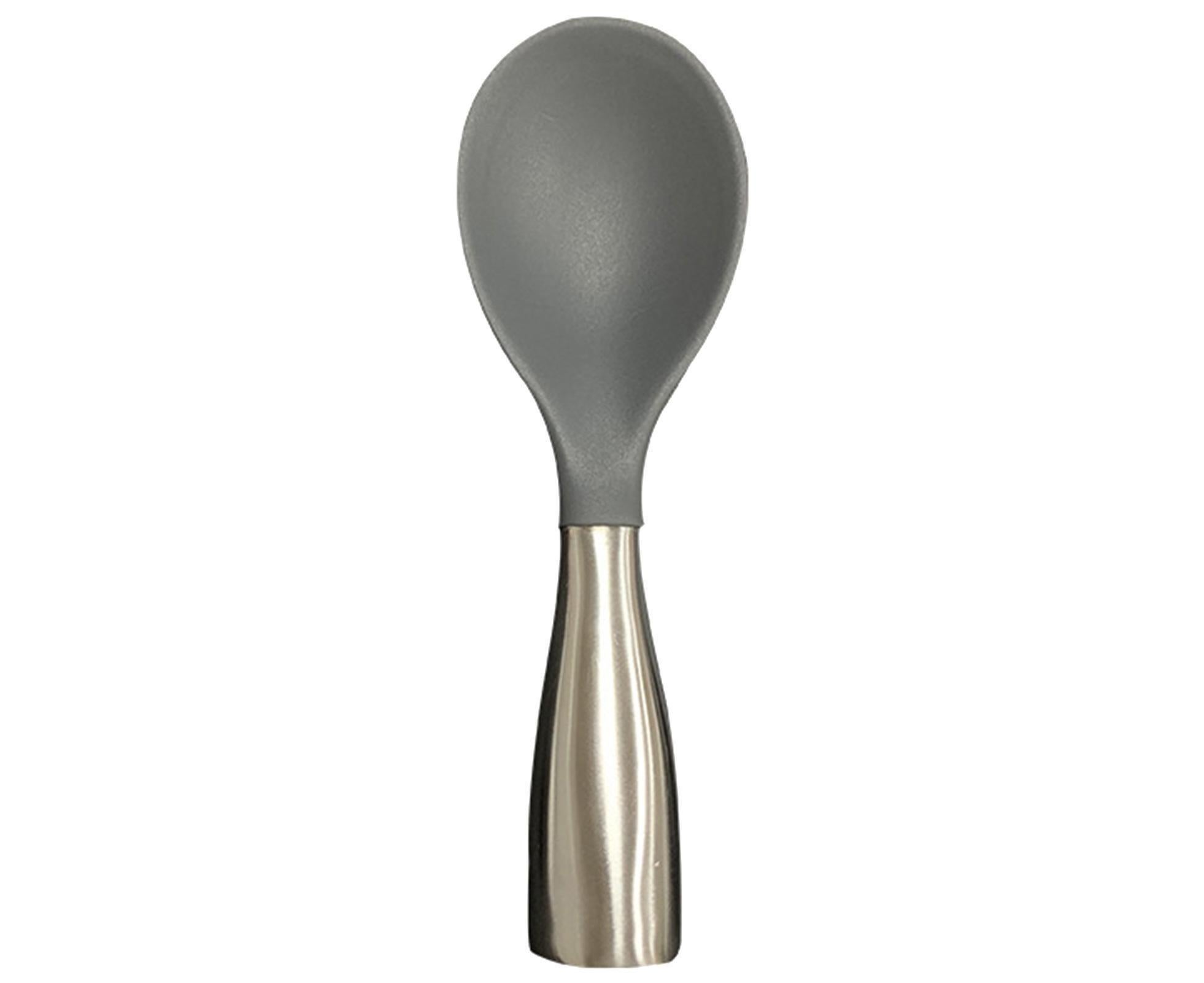 Rice Spoon Stainless Steel Non-stick Serving Spoon-Kitchen-Light Grey - Image 1