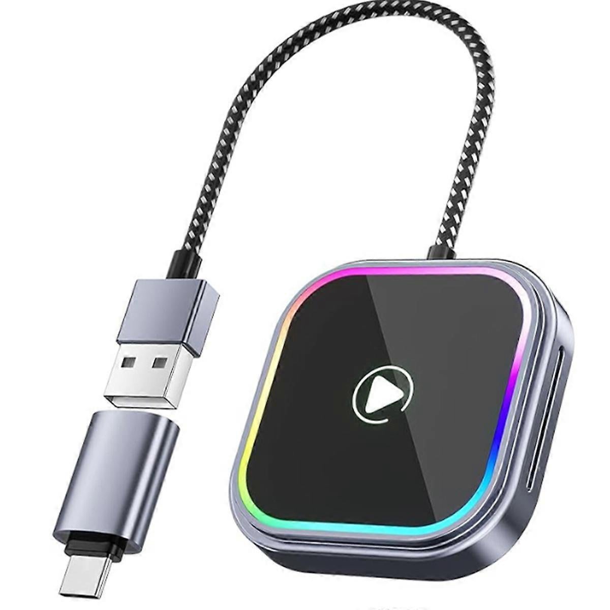 2-in-1 Wireless CarPlay Adapter for Android Auto Audio - Image 1
