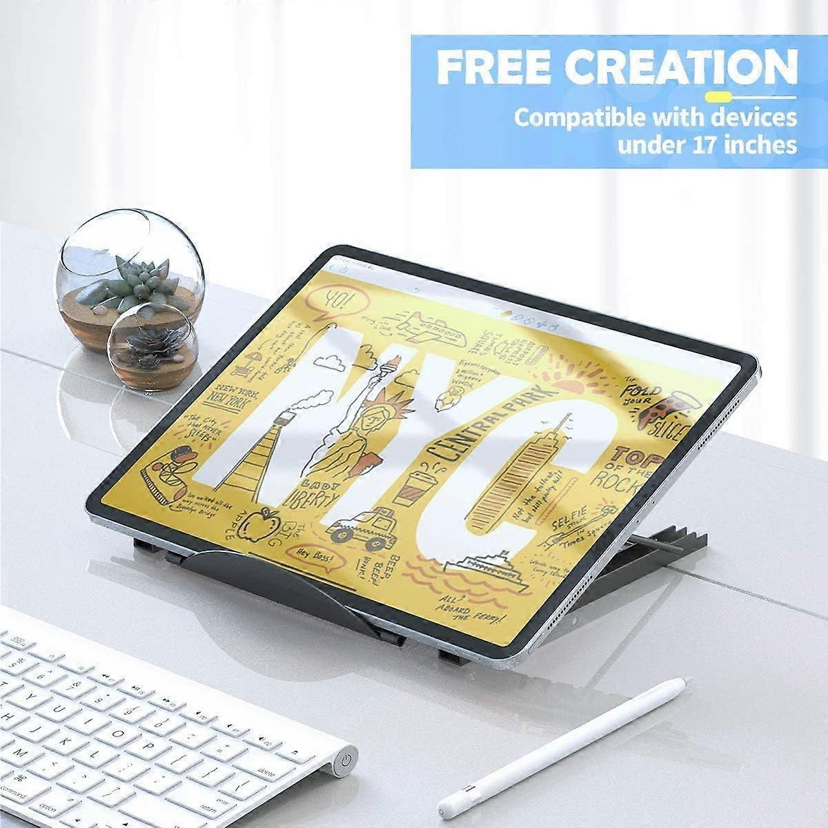 Ventilated Adjustable Laptop Stand, Ergonomic Desk Holder - Image 3