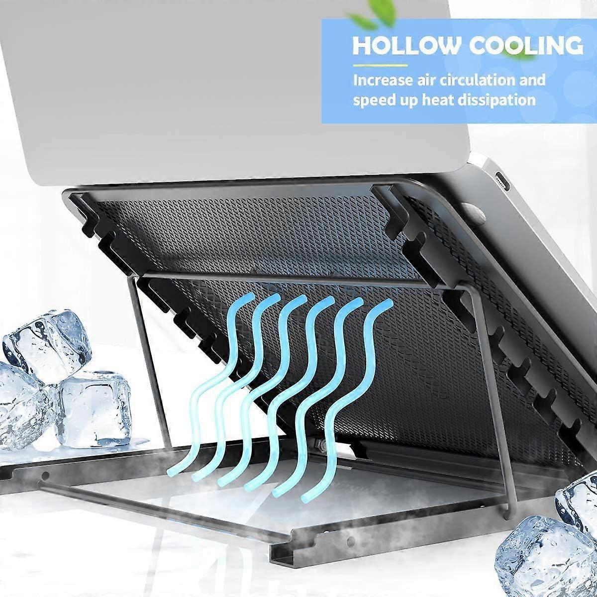 Ventilated Adjustable Laptop Stand, Ergonomic Desk Holder - Image 4