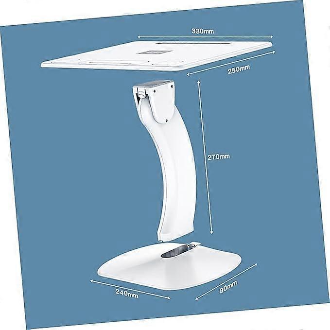 Laptop Cooling Stand, White PC Computer Stand - Image 5