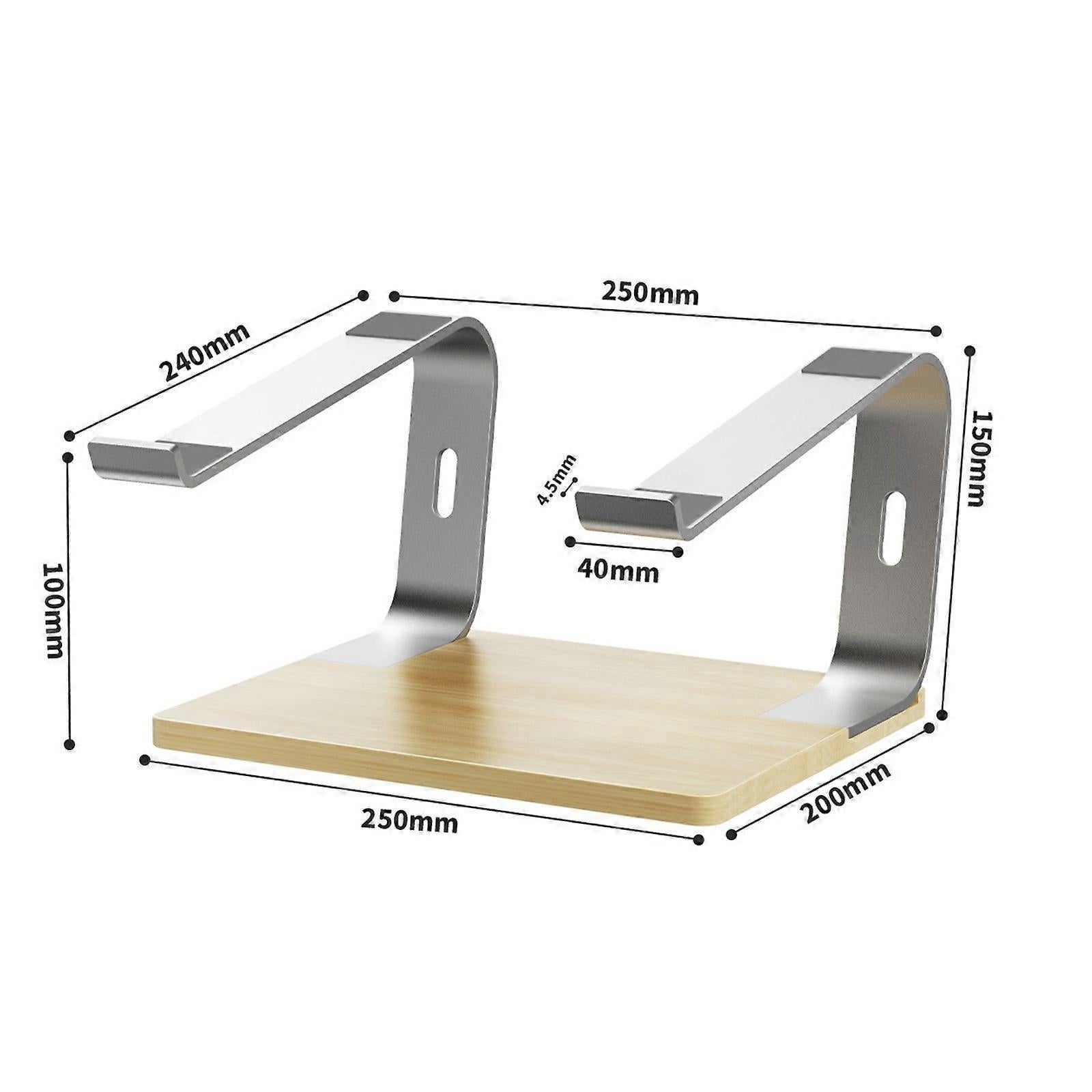 Ergonomic Metal Vertical Laptop Stand, Computer Holder - Image 3