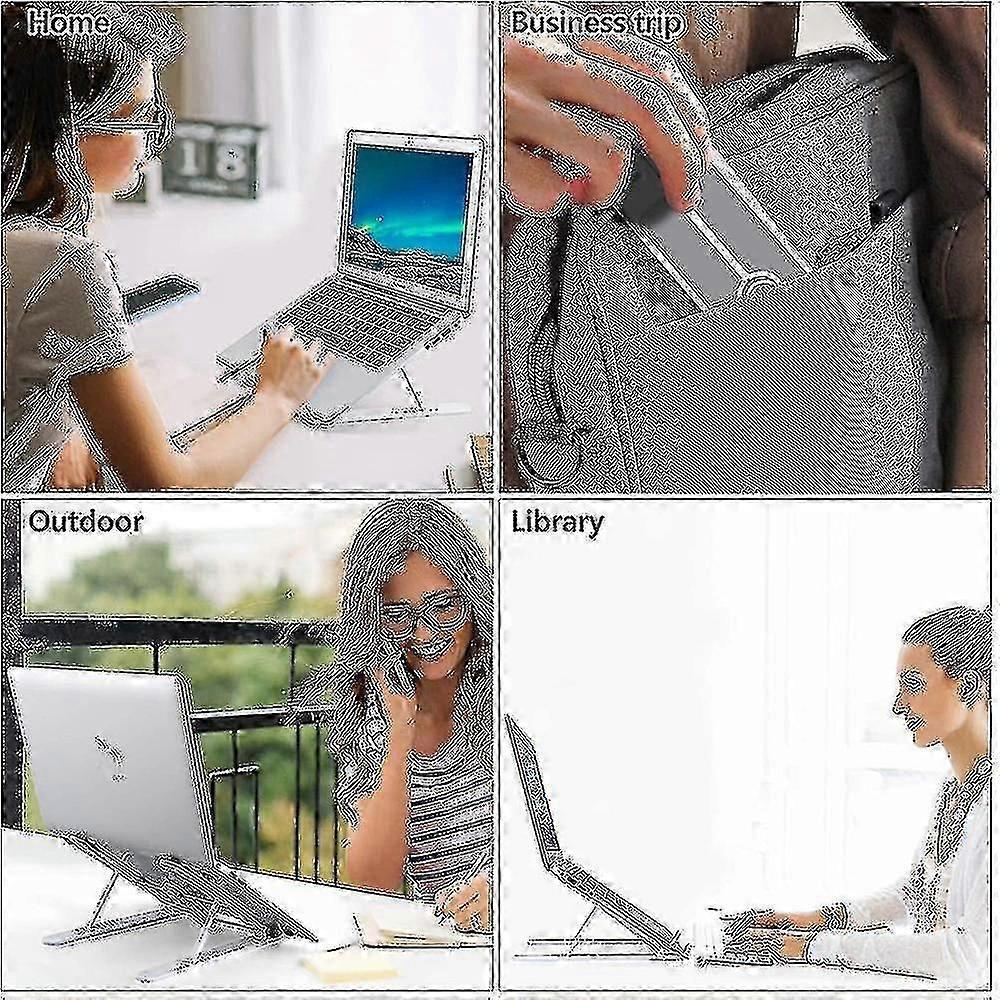 Portable Laptop Stand for Desk, Foldable Holder - Image 4