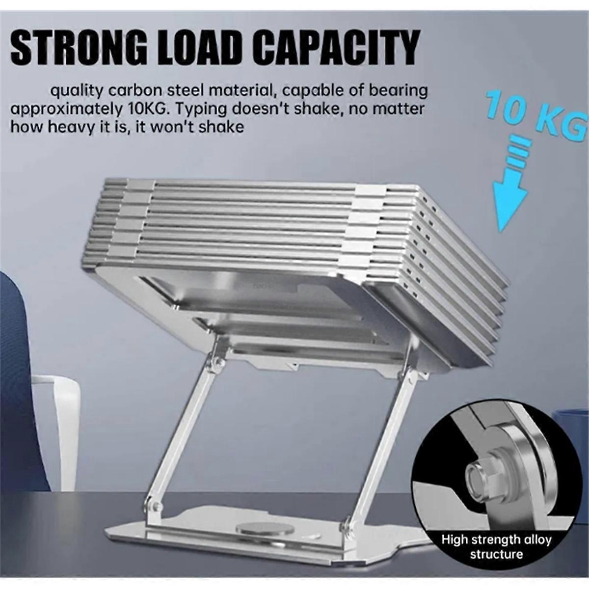 Rotating Laptop Stand, Foldable Adjustable Holder - Image 2