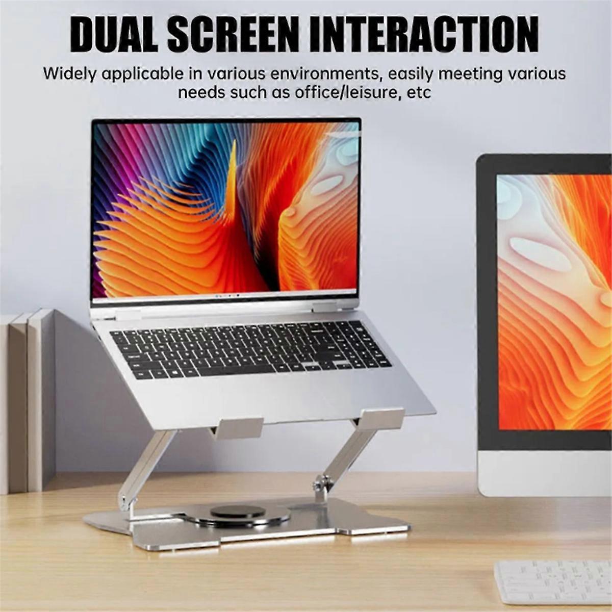 Rotating Laptop Stand, Foldable Adjustable Holder - Image 3