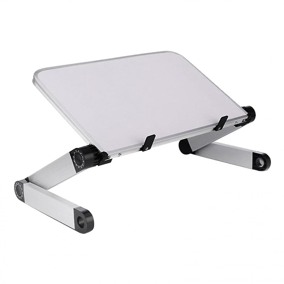 Foldable Height Adjustable Laptop Stand, White - Image 2