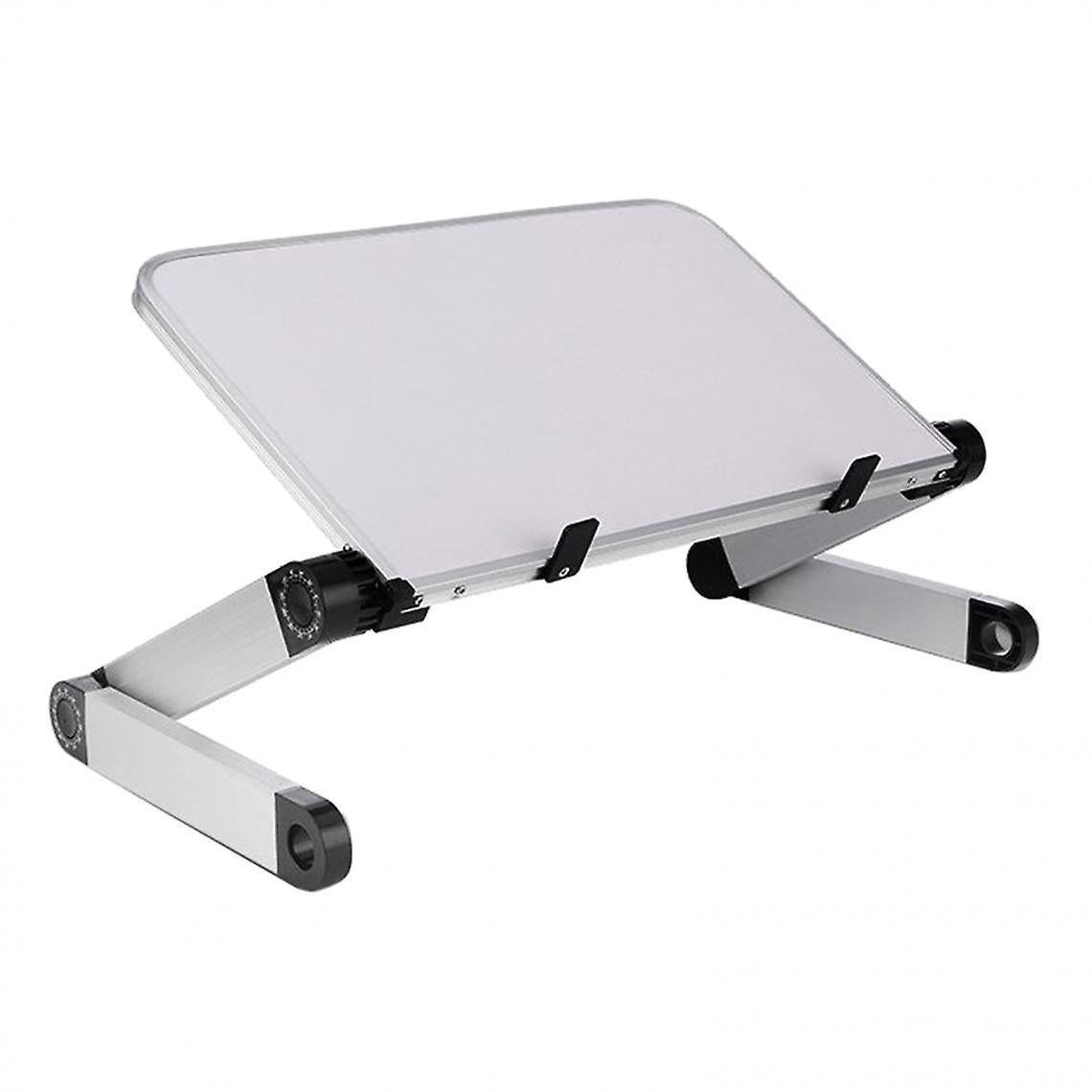 Foldable Height Adjustable Laptop Stand, White - Image 3