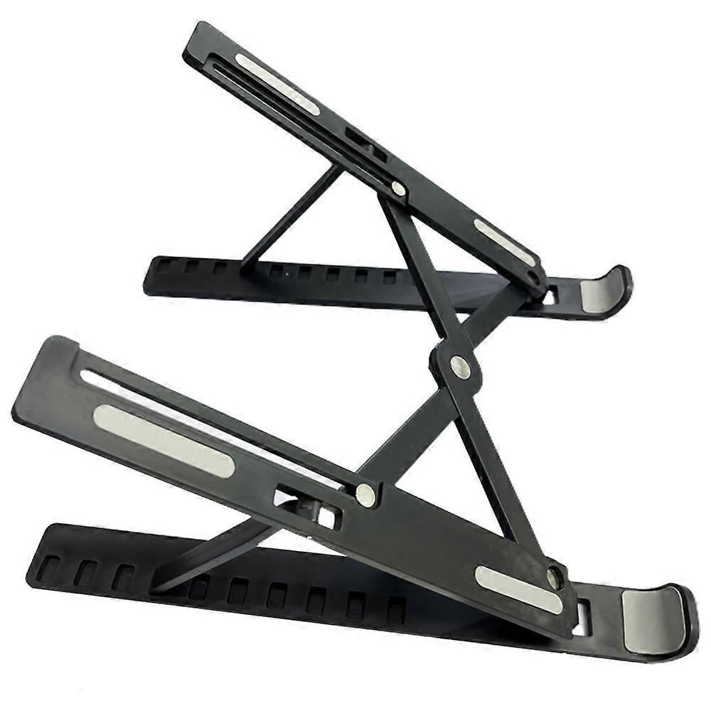 Foldable Adjustable ABS Laptop Stand, Ergonomic Tablet/Computer Holder - Image 1