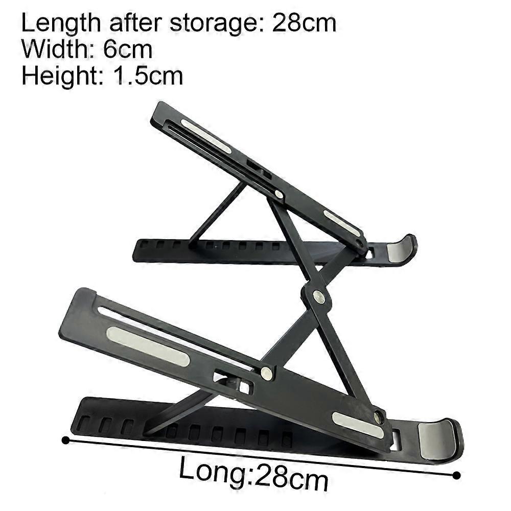 Foldable Adjustable ABS Laptop Stand, Ergonomic Tablet/Computer Holder - Image 2