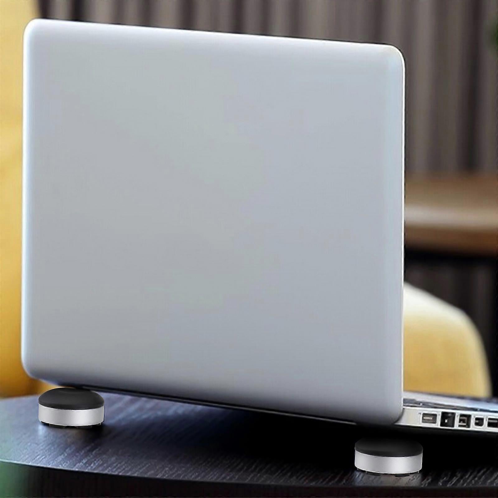 Metal Laptop Stand, Portable Desktop Support Base Pad - Image 3