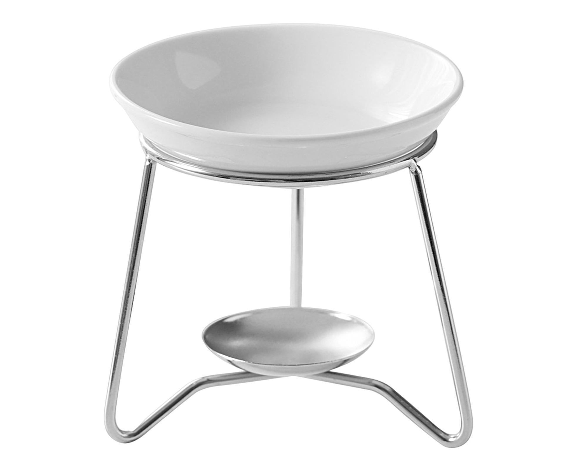 Wax Candle Burner for Home-Silver - Image 1