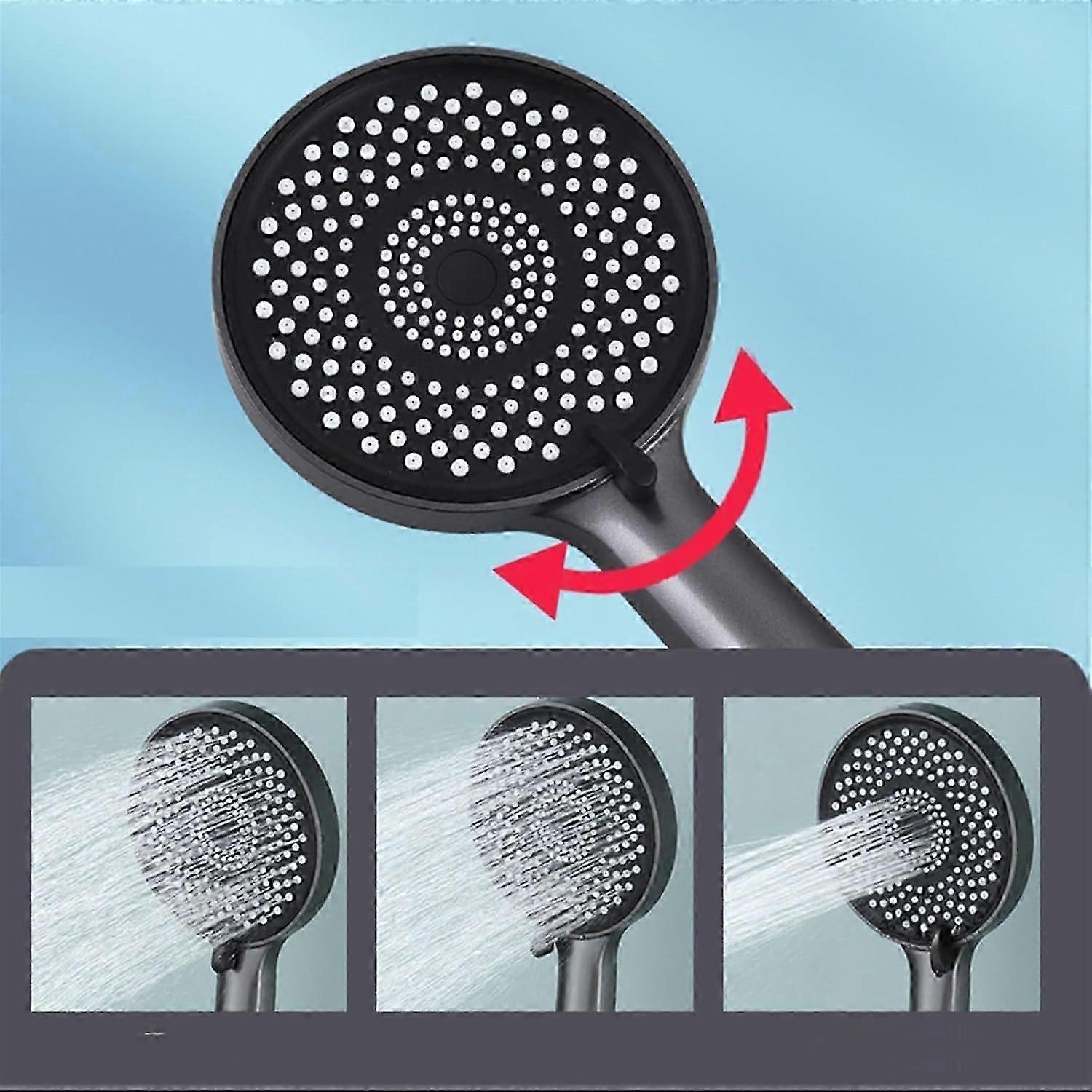 Handheld Shower Head Style, Bathroom Sprinkler - Gray - Image 2