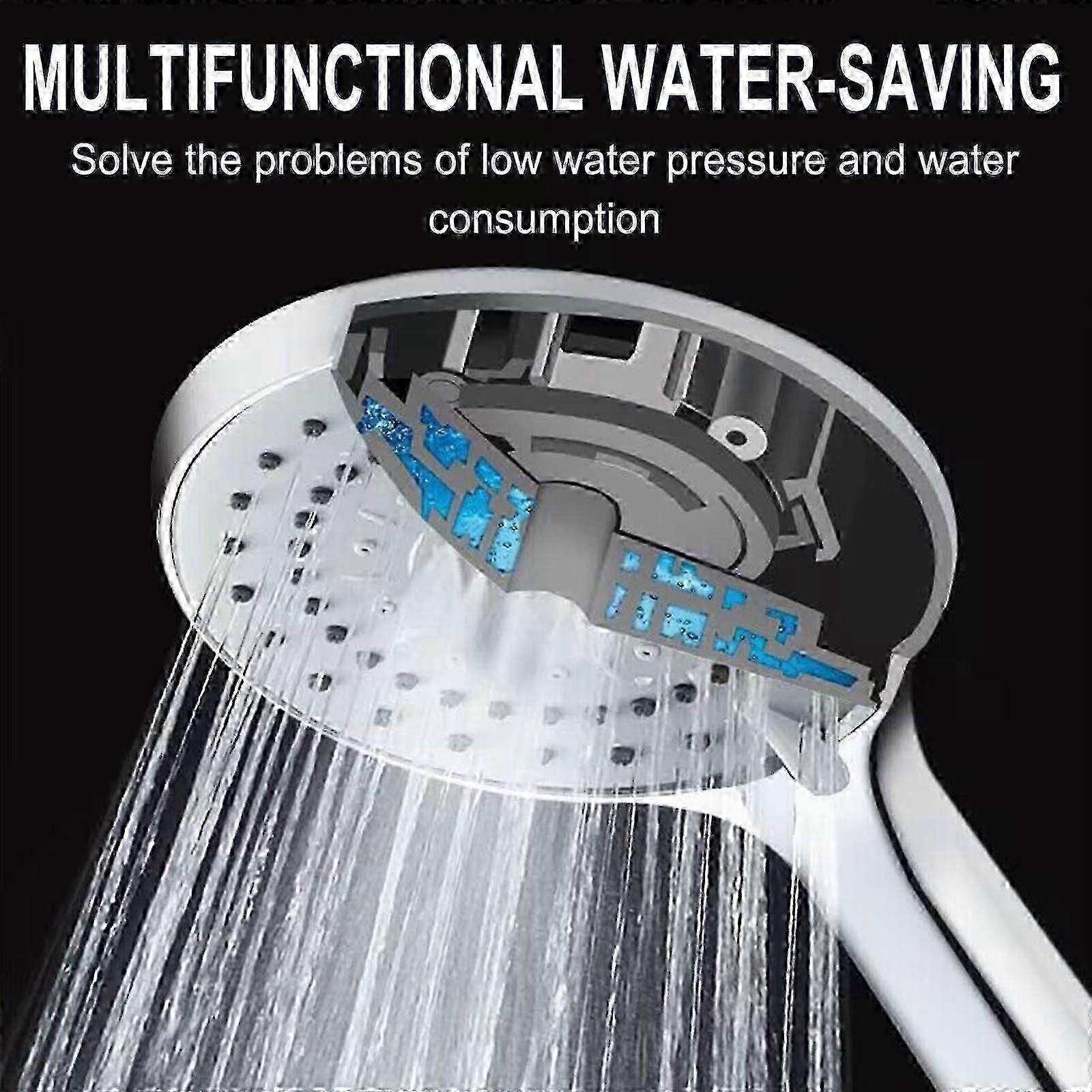Pressurized Shower Head Set, Handheld Bathroom Sprinkler - Image 4