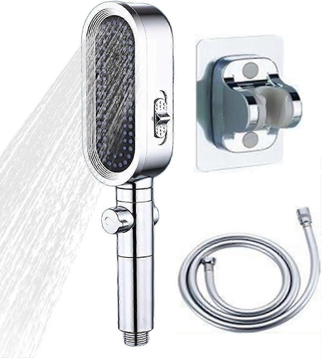 Adjustable High Pressure Shower Head Set with 1.5m Hose - Image 1