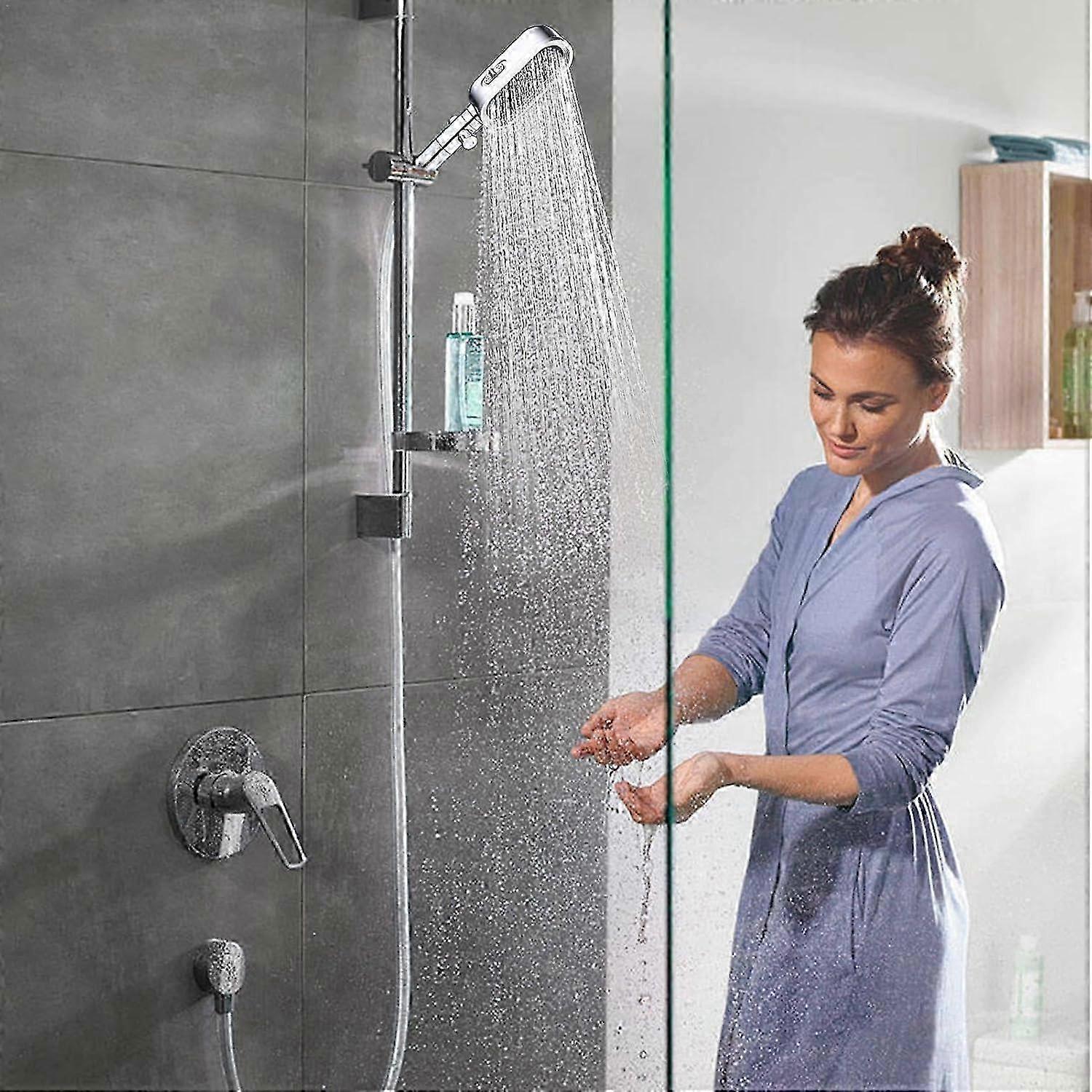 Adjustable High Pressure Shower Head Set with 1.5m Hose - Image 3