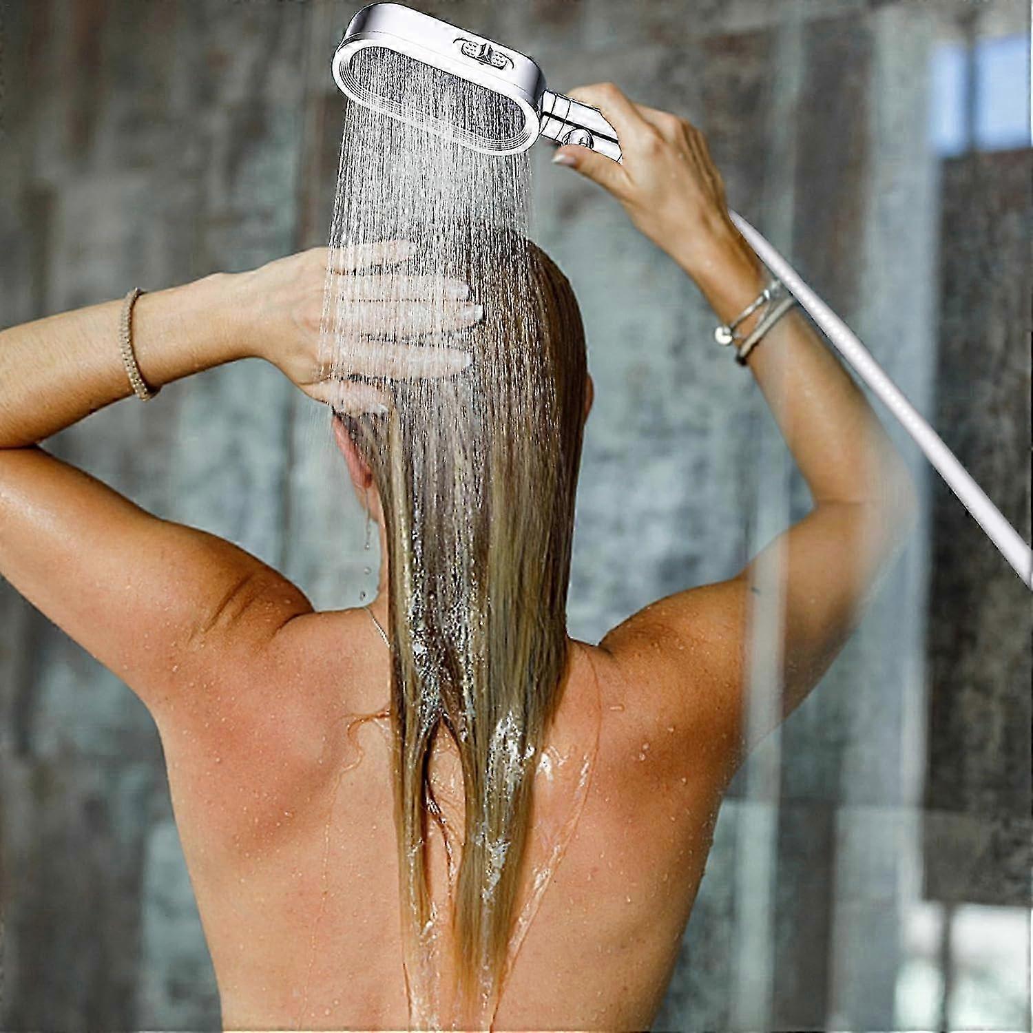 Adjustable High Pressure Shower Head Set with 1.5m Hose - Image 4