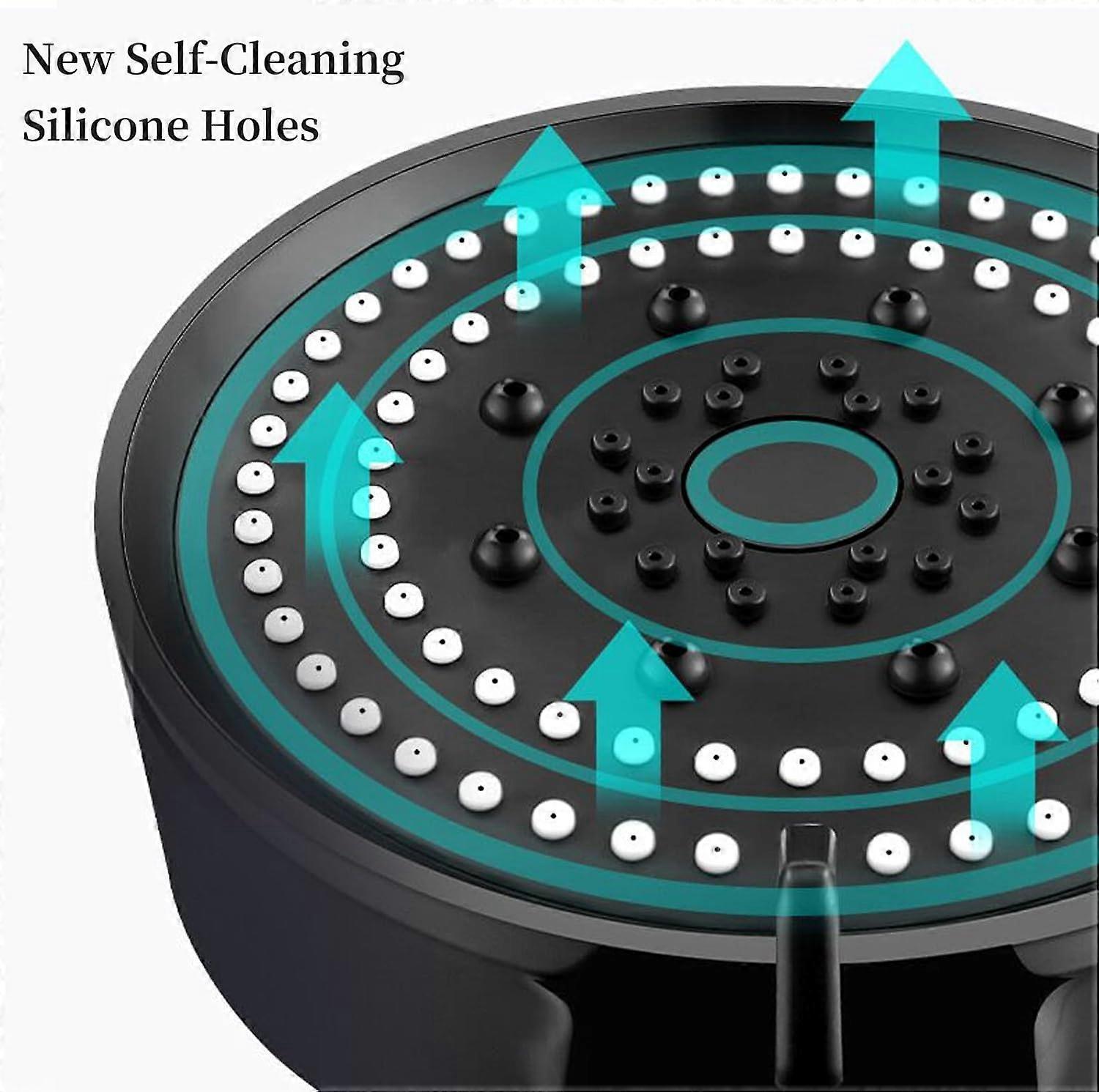 High Pressure Adjustable Shower Head with 1.5M Hose, Anti-Limescale - Image 3