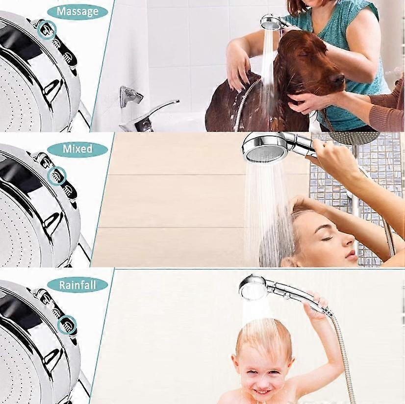 Pressurized Shower Head, Household Water  Compatible - Image 2