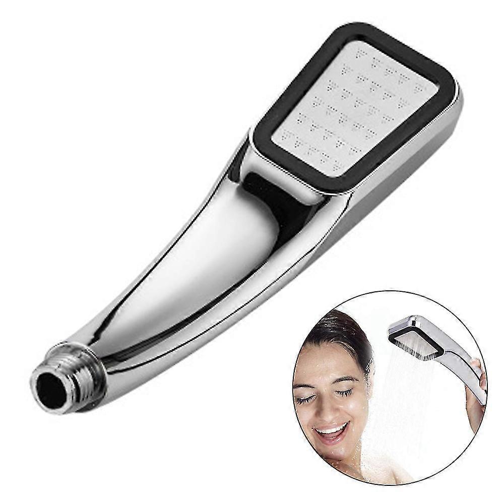 300-Hole Square Pressurized Handheld Shower Head, Water Saving - Image 1