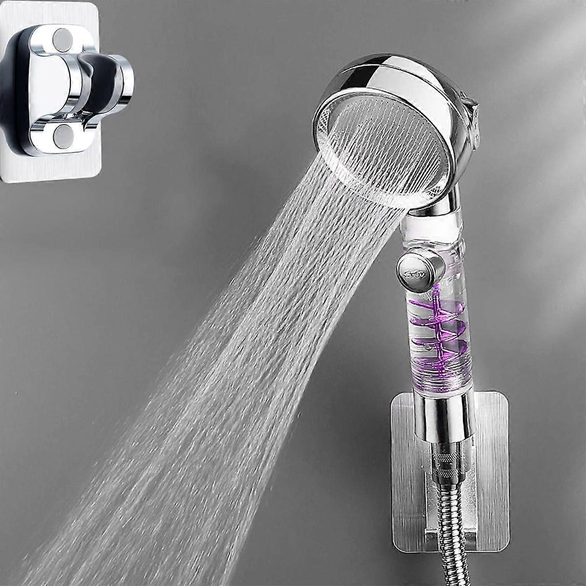 High Pressure Shower Head with Filter, 3 Modes, Switch & 3 Cartridges - Image 2
