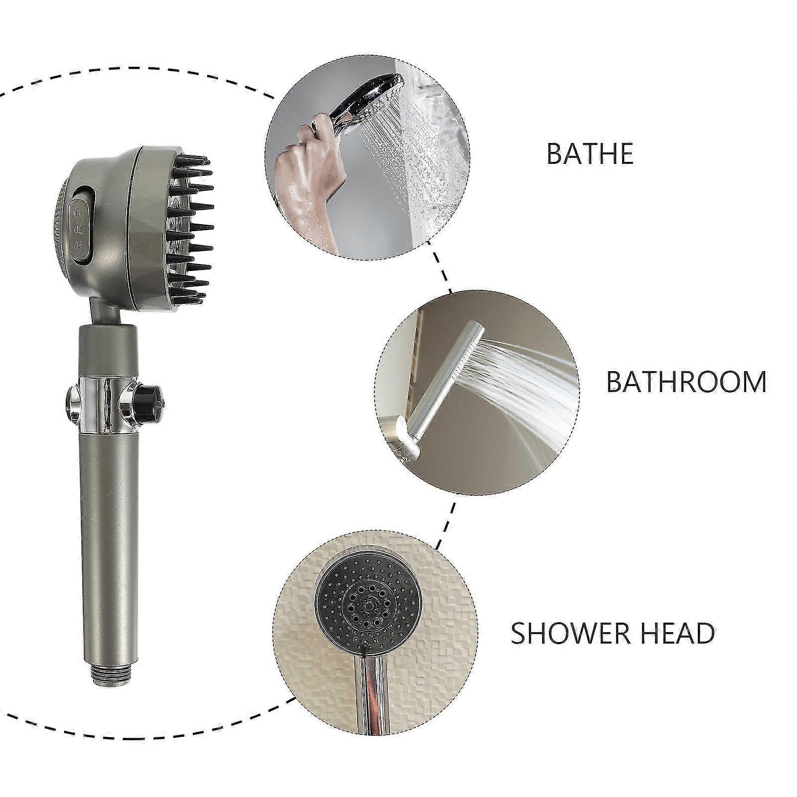 Plastic Removable Household Shower Head for Bath Use - Image 2