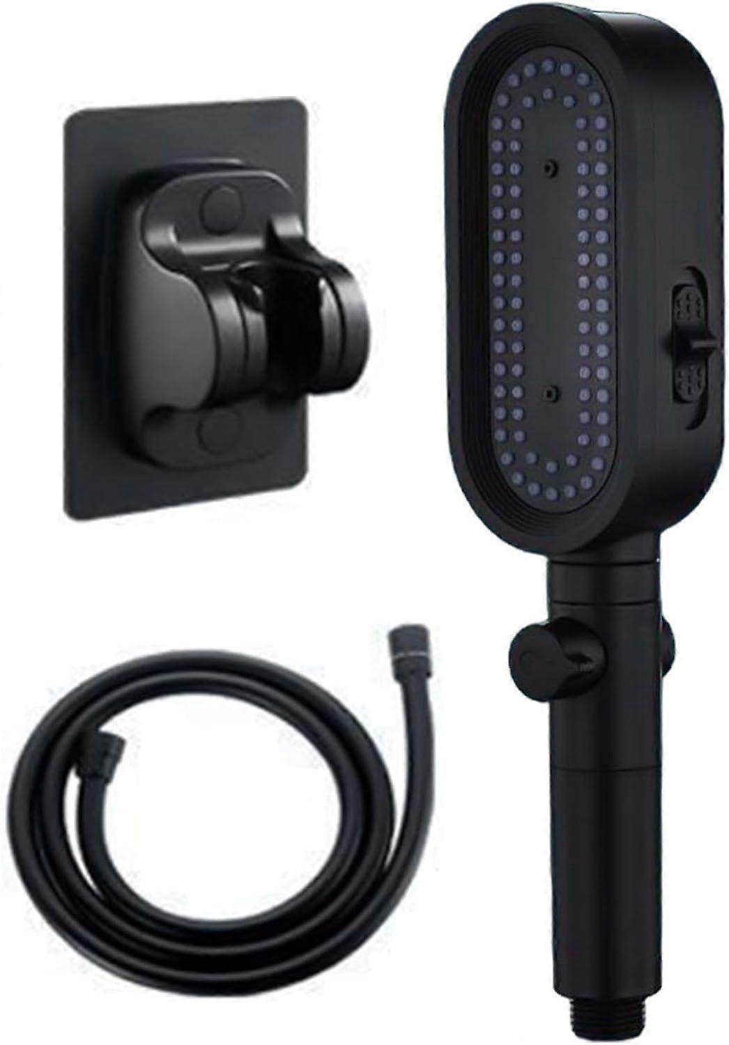 3 Modes Rain Shower Head, Handheld Pressure Boosting Sprinkler - Image 1