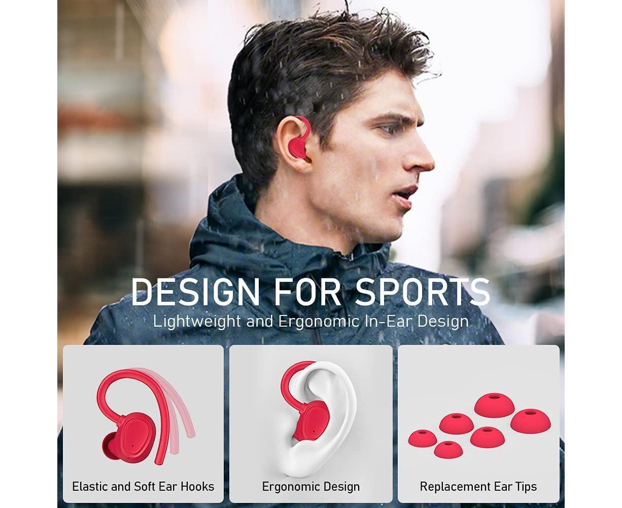 1 pcs Wireless Bluetooth Headphones,Deep Stereo Bass,Built in Mic - Image 4