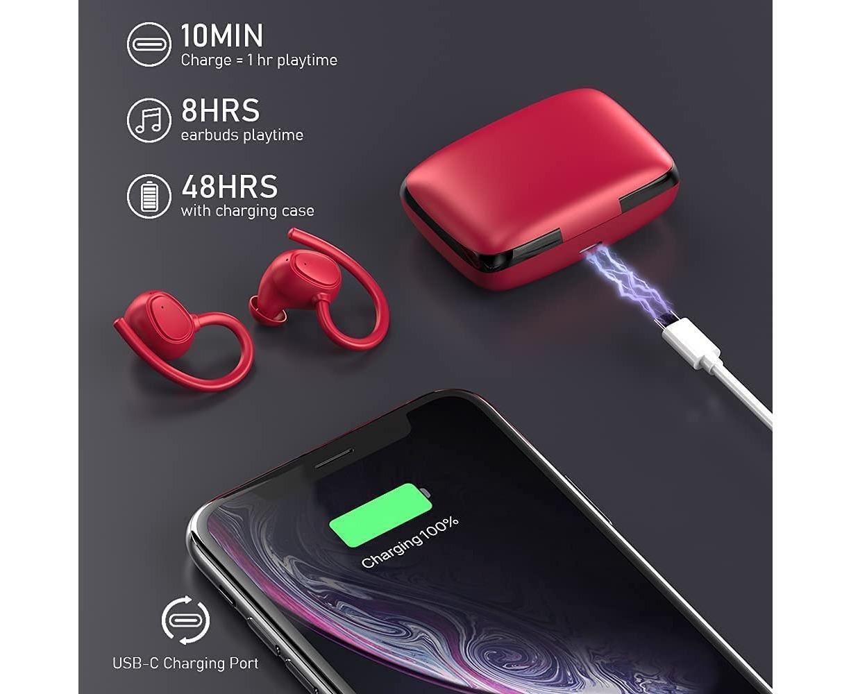 1 pcs Wireless Bluetooth Headphones,Deep Stereo Bass,Built in Mic - Image 5
