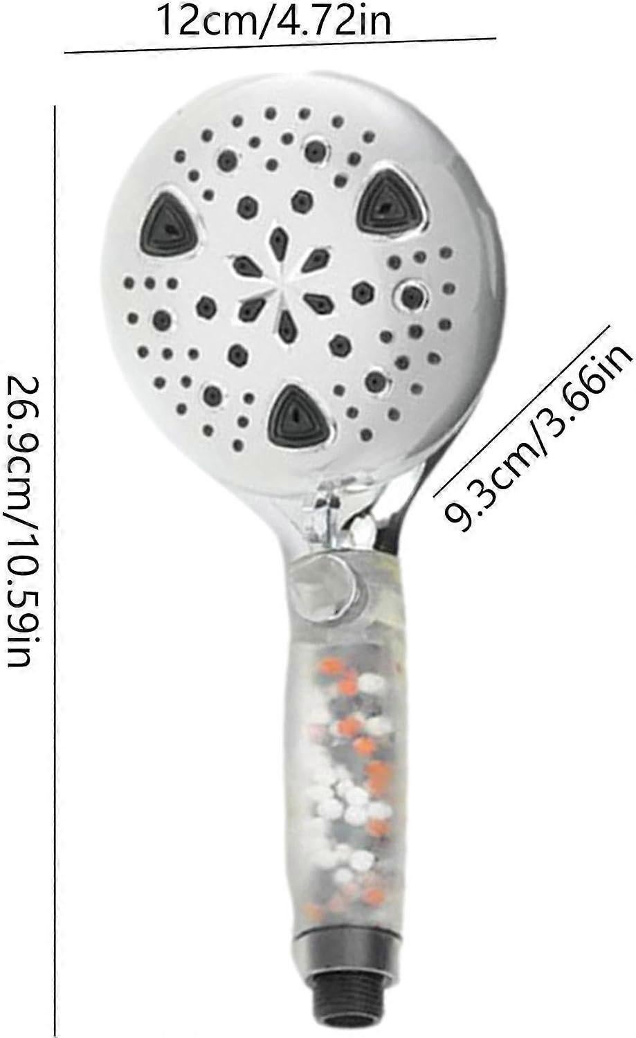 Handheld Shower Spray Head, Reusable Water Saving Design - Image 2