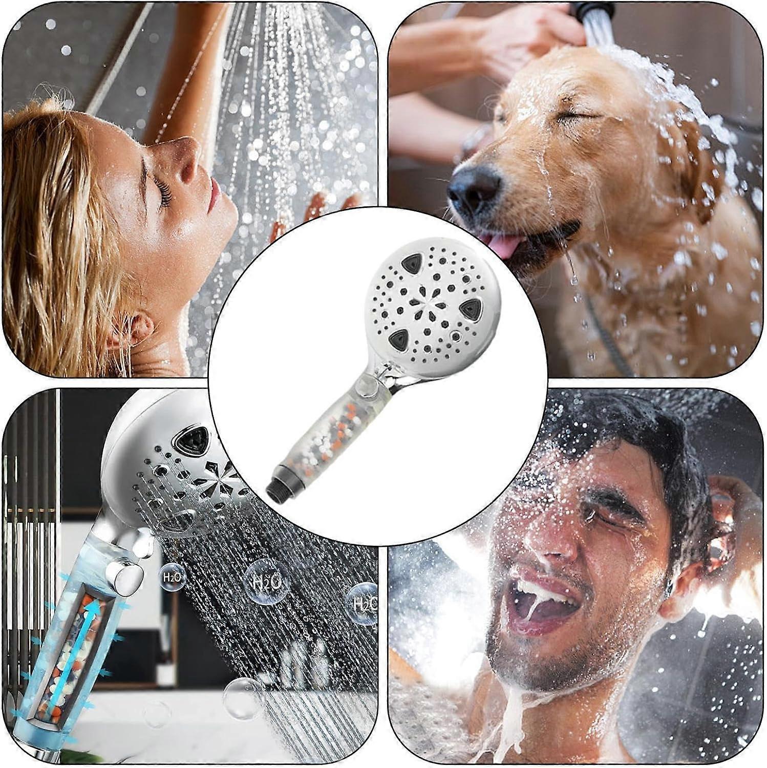 Handheld Shower Spray Head, Reusable Water Saving Design - Image 3