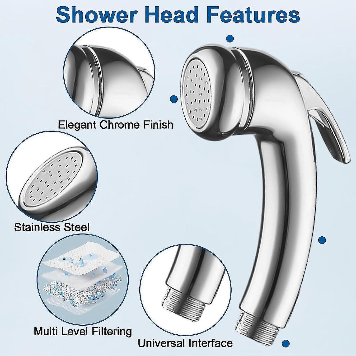 High Pressure Handheld Trigger Shower Nozzle - Image 2