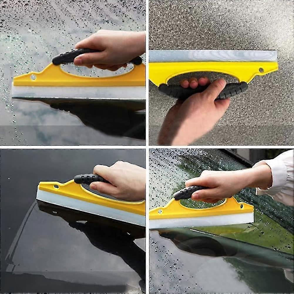 Silicone Shower Squeegee, Bathroom & Stall Glass Cleaning Tool - Image 4
