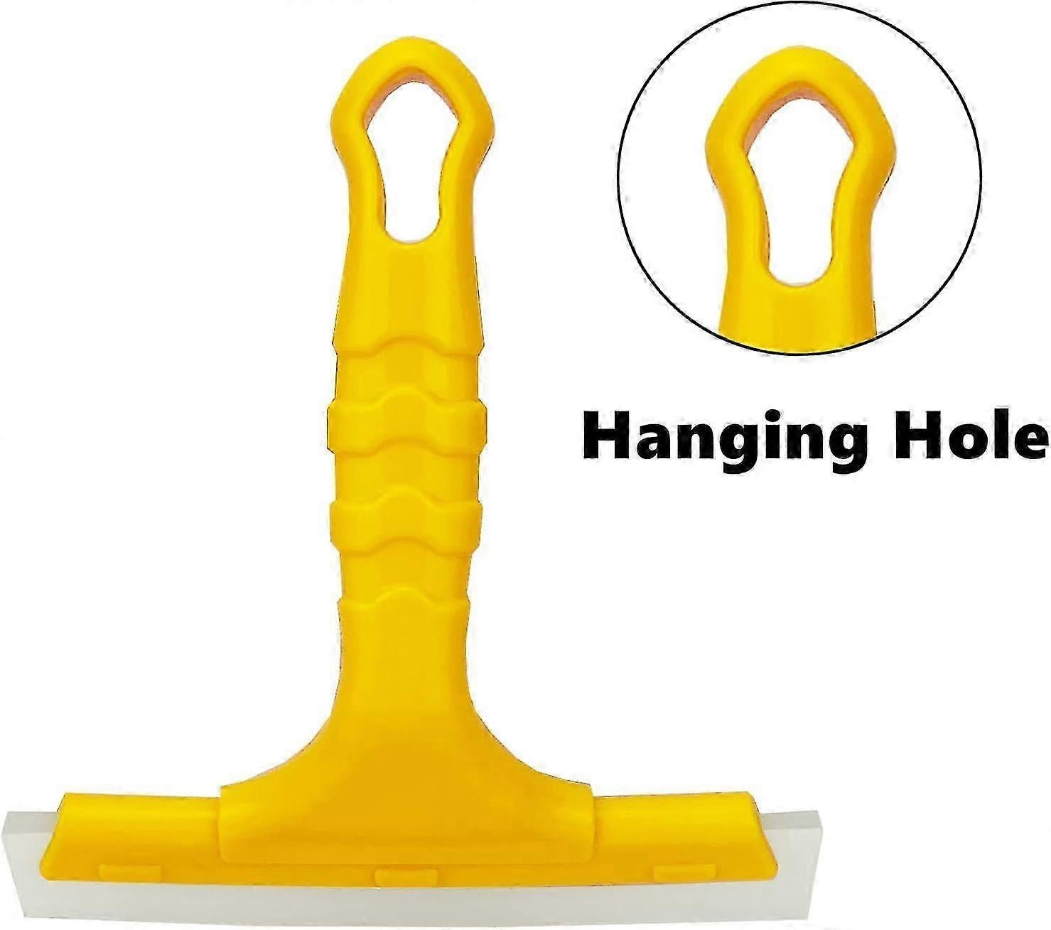 Plastic Small Window Squeegee, Silicone Glass Cleaner - Image 4