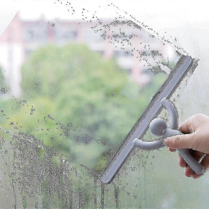 Gray Shower Squeegee, Multi-Purpose Glass Cleaner - Image 4