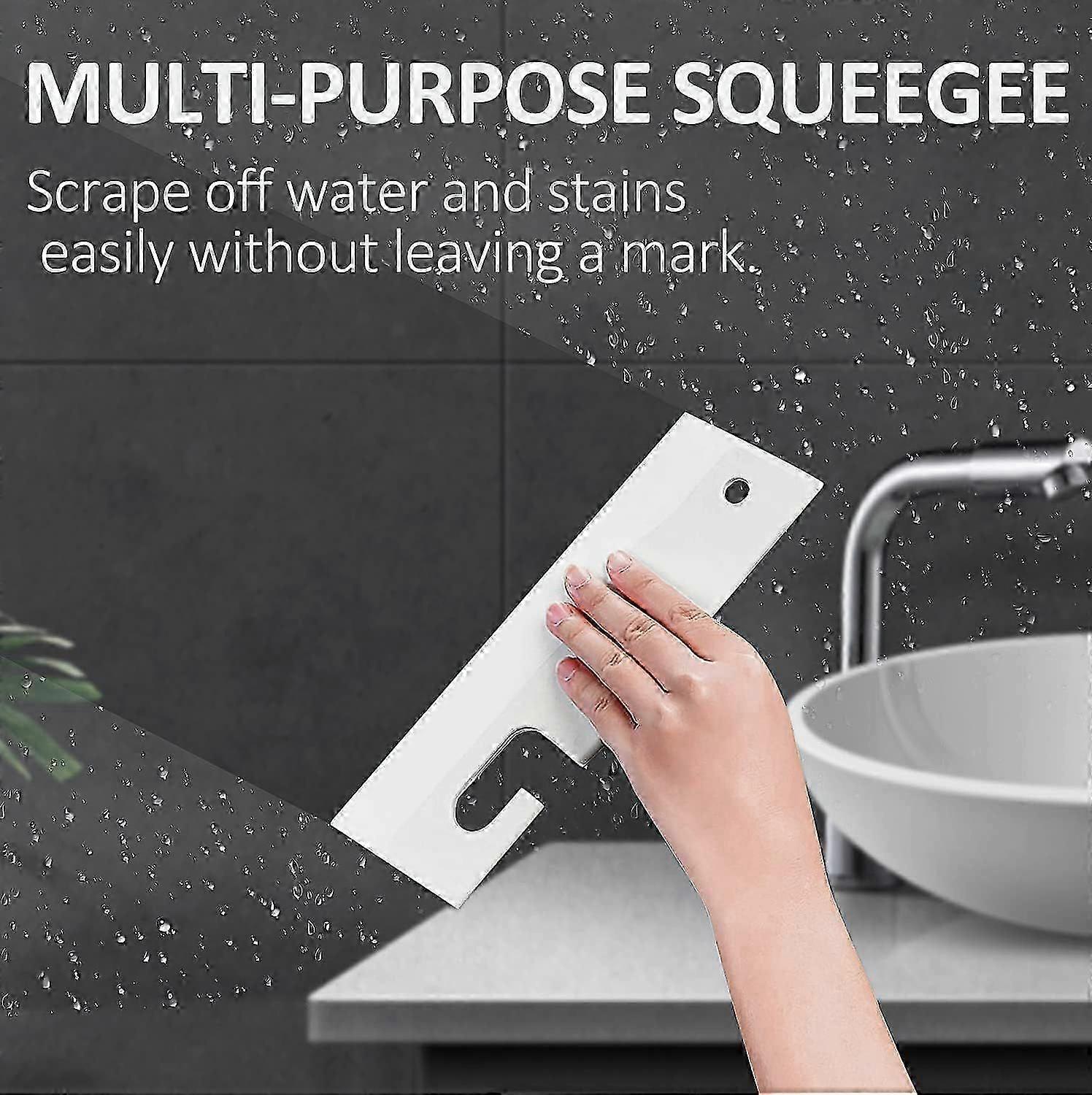 Small Shower Squeegee for Glass, Windows & Surfaces - Image 3