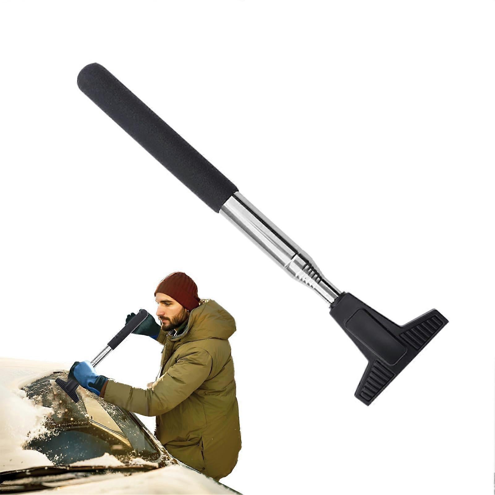Car Side Mirror Squeegee, Fog Cleaning Tool, Black - Image 1