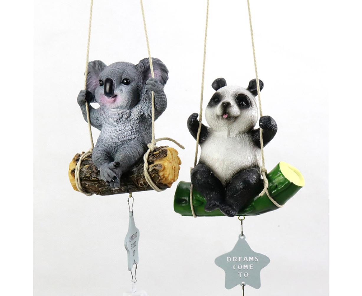 Cute Swing Panda Sloth Wind Chimes Home Door Window Balcony Hanging Bell Decor-Sloth - Image 3